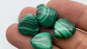 Malachite Mini Pocket Heart DIY Crystals Wholesale -Wholesale Crystals
