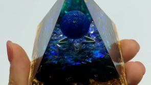 Lapis Lazuli Obsidian Orgone Pyramid Wholesale -Wholesale Crystals