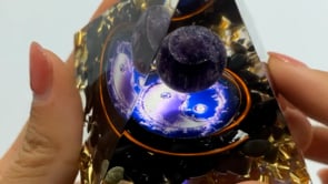 Amethyst Obsidian Orgone Pyramid Wholesale -Wholesale Crystals