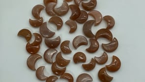 Mini Sunstone Moon Shape Wholesale -Wholesale Crystals