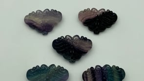 Rainbow Fluorite Butterfly Carving Wholesale -Wholesale Crystals
