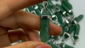 Green Aventurine Double Point Pendant Wholesale -Wholesale Crystals