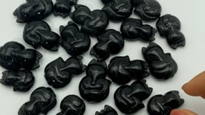 Sliver Obsidian Fox Pendant Wholesale -Wholesale Crystals