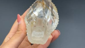 Rutile Dragon Turtle Carving -Wholesale Crystals
