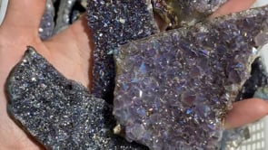 Aura Amethyst Chips Gravel Wholesale -Wholesale Crystals