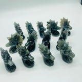 13 Pieces High Quality Labradorite Unicorn Carving -Wholesale Crystals