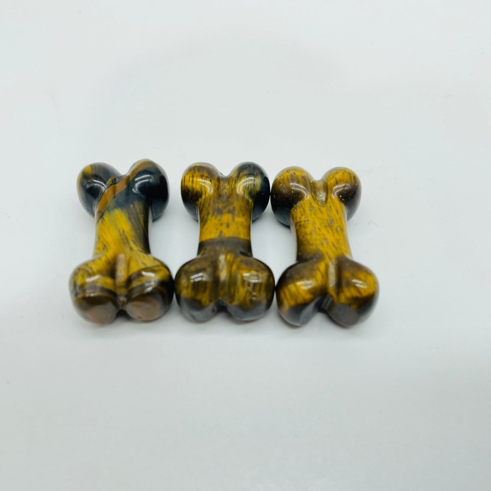 13 Types Mini Dog Bone Wholesale labradorite Lepidolite Ocean Jasper -Wholesale Crystals