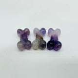 13 Types Mini Dog Bone Wholesale labradorite Lepidolite Ocean Jasper -Wholesale Crystals