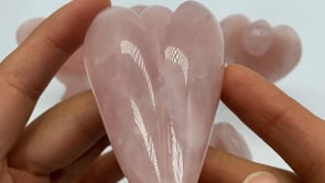 Rose Quartz Angel Carving Wholesale -Wholesale Crystals