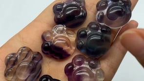 Cat Feet Rainbow Fluorite Carving Wholesale -Wholesale Crystals