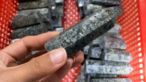 Natural Pyrite Flowers Symbiosis Mixed Agate Tower Point Wholesale -Wholesale Crystals