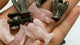 Mini Rose Quartz&Pyrite Angel Carving Wholesale -Wholesale Crystals