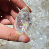 132 Pieces Rainbow Clear Quartz Tumbled -Wholesale Crystals