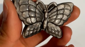 Silver Sheen Obsidian Butterfly Carving Wholesale
