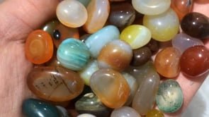 Colorful transparent agate gravel Chips -Wholesale Crystals