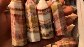 Dali Jasper Quartz Point Crystal Tower 2-3.6in Wholesale -Wholesale Crystals