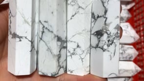 Howlite Point Tower Wholesale -Wholesale Crystals