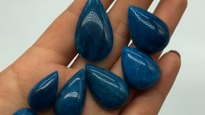 High Grade Blue Apatite Crystal Teardrops Pendant -Wholesale Crystals