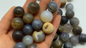 Mini Agate Geode Spheres Druzy Agate Ball 0.78in(2cm) Wholesale -Wholesale Crystals