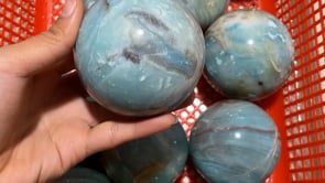 Caribbean Calcite Sphere Ball 2.3-3in(6-8cm) Wholesale -Wholesale Crystals