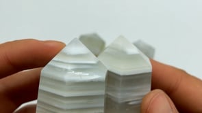 Small Stripe Agate Tower Point -Wholesale Crystals