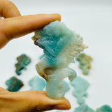 14 Pieces Caribbean Calcite Mermaid Carving -Wholesale Crystals