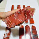 14 Pieces Red Jasper Tower Points -Wholesale Crystals