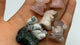 Mini Rabbit Carving Animal Rose Quartz&Moss Agate Wholesale -Wholesale Crystals