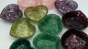 6 Types Resin Amethyst&Garnet Malachite Chips Gravel Heart Bowl Wholesale -Wholesale Crystals