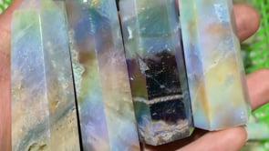 Aura Caribblean Calcite Point Tower Wholesale -Wholesale Crystals