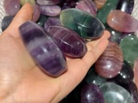 Rainbow Fluorite Palm Wholesale -Wholesale Crystals