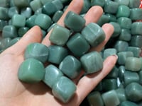 Green Aventurine Cube Tumbled Wholesale -Wholesale Crystals