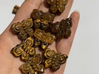 4 Types Yellow Tiger Eye & Sakura Agate Butterfly Carving Animal Wholesale -Wholesale Crystals