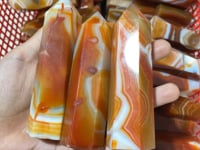 Carnelian Stripe Tower Point Wholesale -Wholesale Crystals