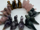 5 Types Dinosaur Chevron Amethyst & Moss Agate Carving Animals Wholesale -Wholesale Crystals