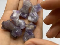 Mini Chevron Amethyst Goddess Carved Wholesale -Wholesale Crystals