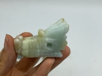 Caribbean Calcite & Rose Quartz Dragon Head Carving Wholesale -Wholesale Crystals