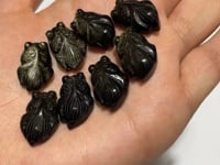 Mini Gold Sheen Obsidian Goldfish Carving Wholesale -Wholesale Crystals