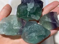 Raw Fluorite Transparent Green Purple Wholesale -Wholesale Crystals