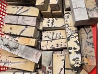 Chinese Painting Stone Four-Sided Tower Point Wholesale -Wholesale Crystals