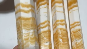 5 Pieces Large Yellow Calcite Tower Point