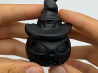 Obsidian Pumpkin Wizard Carving Wholesale -Wholesale Crystals