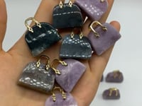 Lepidolite & Moss Agate Handbag Carving Wholesale -Wholesale Crystals