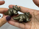 Pyrite Three Horns Dinosaur Carving Wholesale