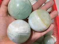 Green Calcite Spheres Ball Crystal Wholesale