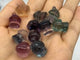 Mini Rainbow Fluorite Mushroom House Carving Wholesale -Wholesale Crystals