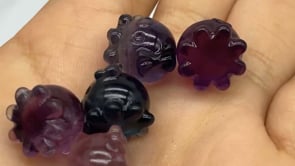 Mini Rainbow Fluorite Octopus Carving Wholesale -Wholesale Crystals