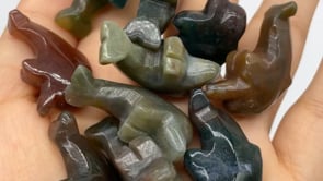 Ocean Jasper Dolphin Carving Wholesale -Wholesale Crystals