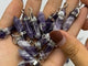 Chevron Amethyst Double Point Pendant Wholesale