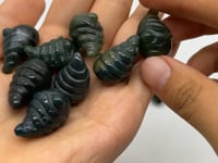 Moss Agate Goblin Hat Carving Crystal Wholesale -Wholesale Crystals